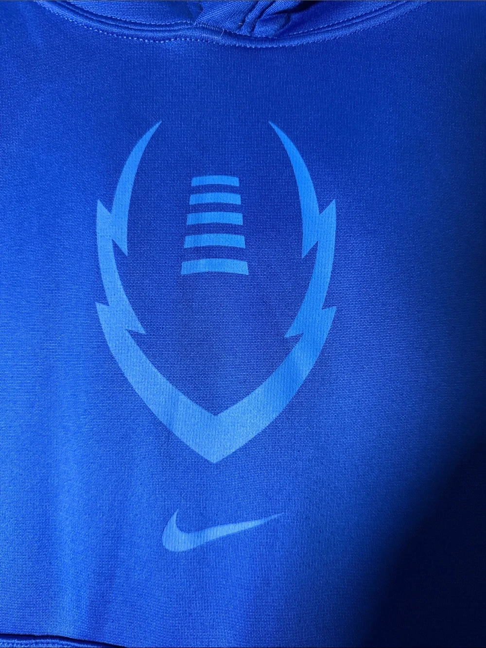 Nike Kids Blue Therma-FIT Hooded Pullover